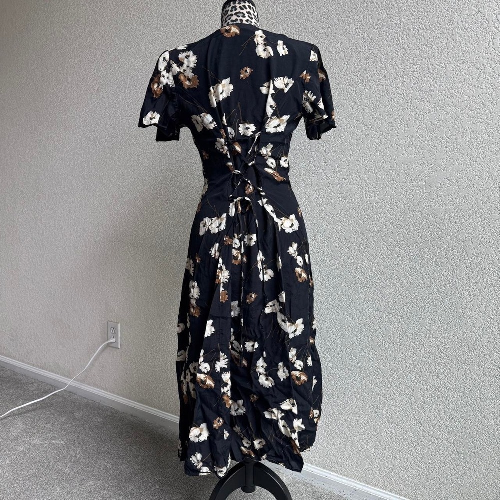 Caroline Wells Collection Rayon Floral Maxi Dress - Picture 5 of 8